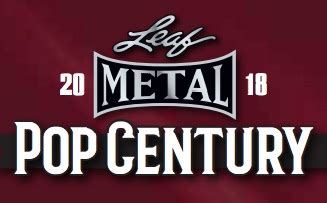 2018 Leaf Pop Century Metal Trading Cards 